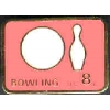 BOWLING STAMP PIN